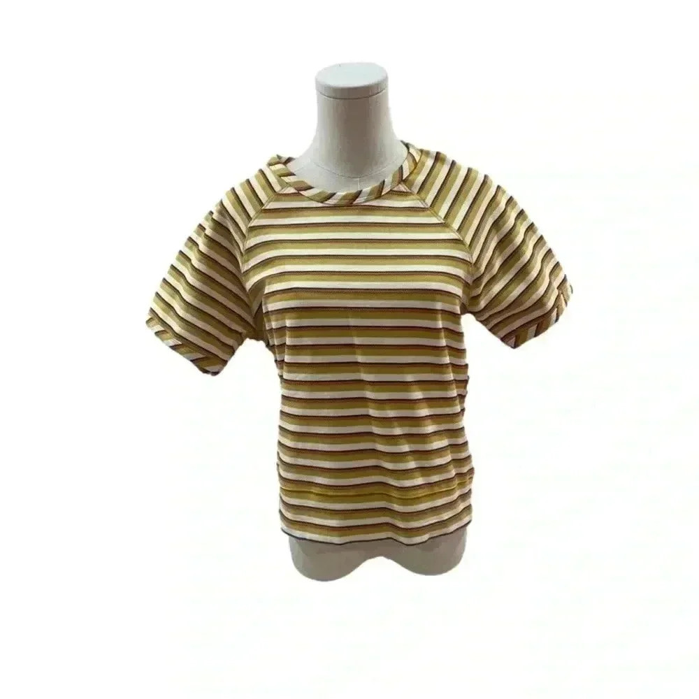 ROOLEE Striped Crop Top Size Small EUC